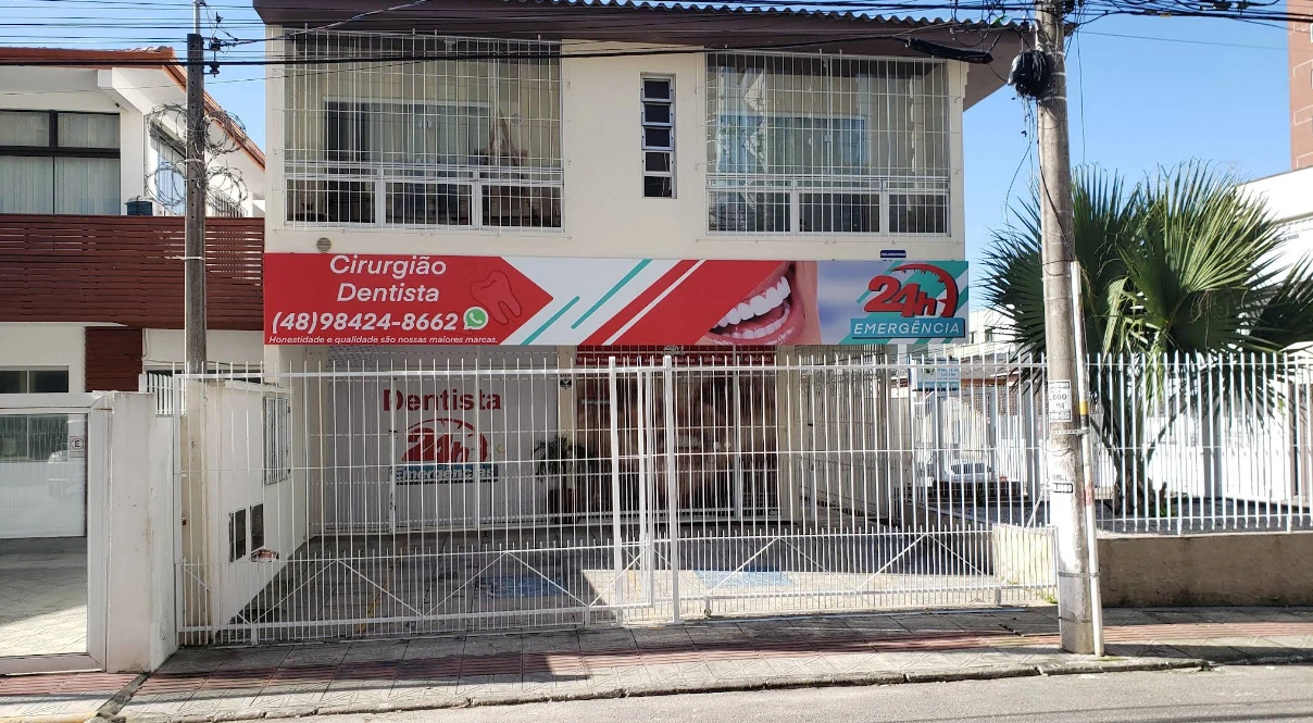 Fachada do consultório Emergência Dentista 24H